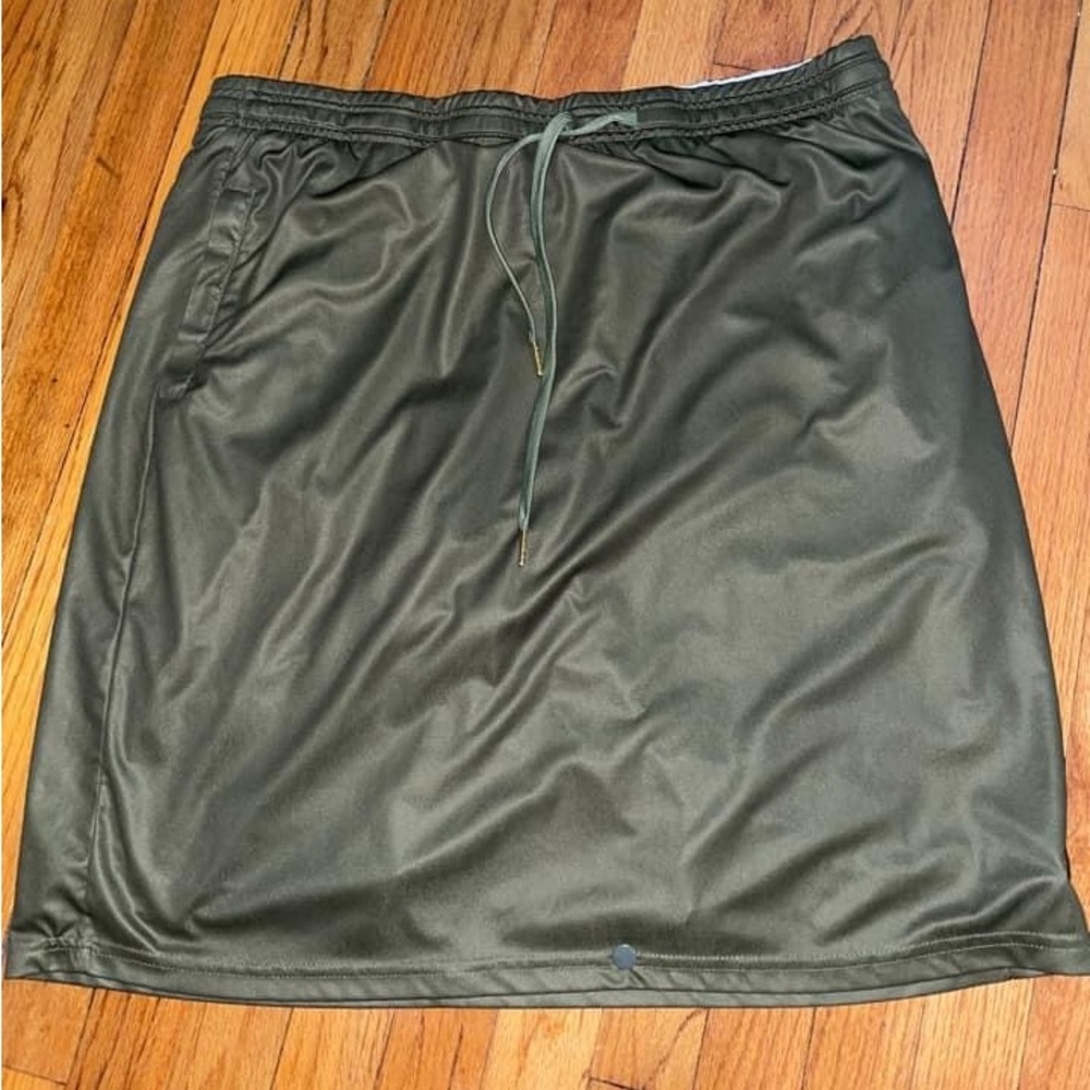 Olive Green Active Skort